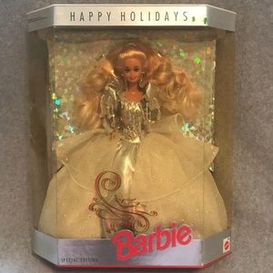 1992 Happy Holidays Barbie Doll